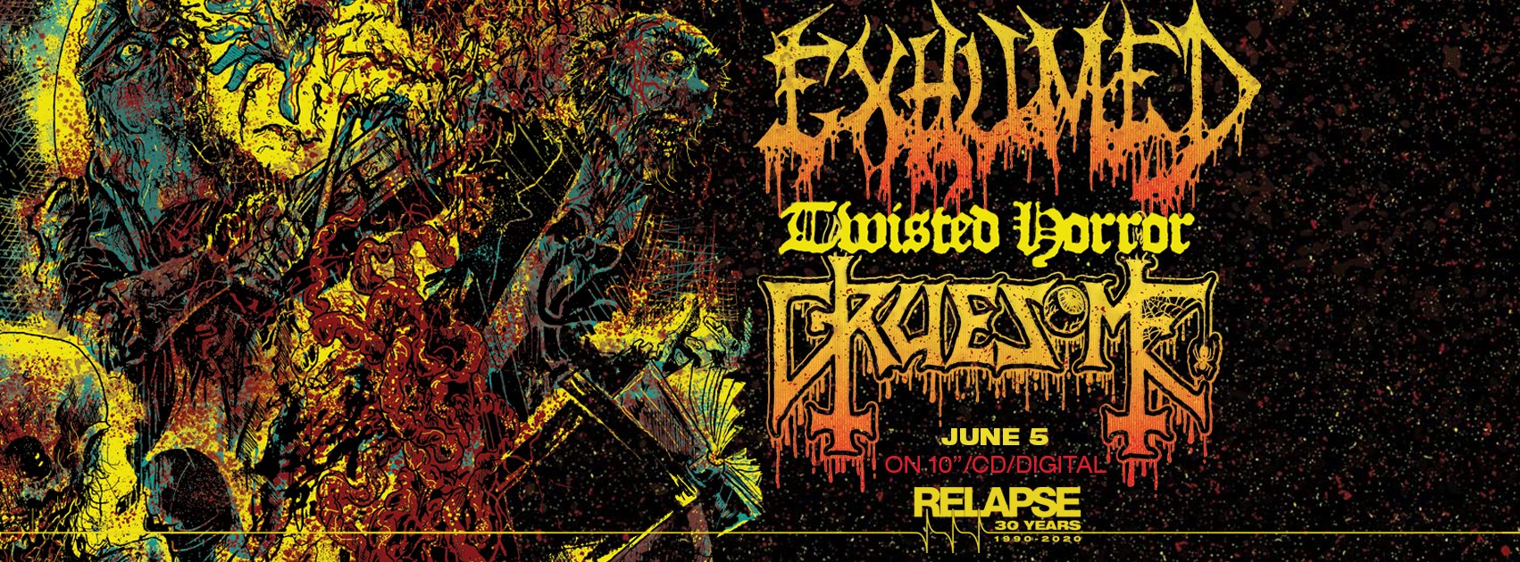 Ya podemos disfrutar de un nuevo tema de Exhumed titulado «Rot Your Brain»