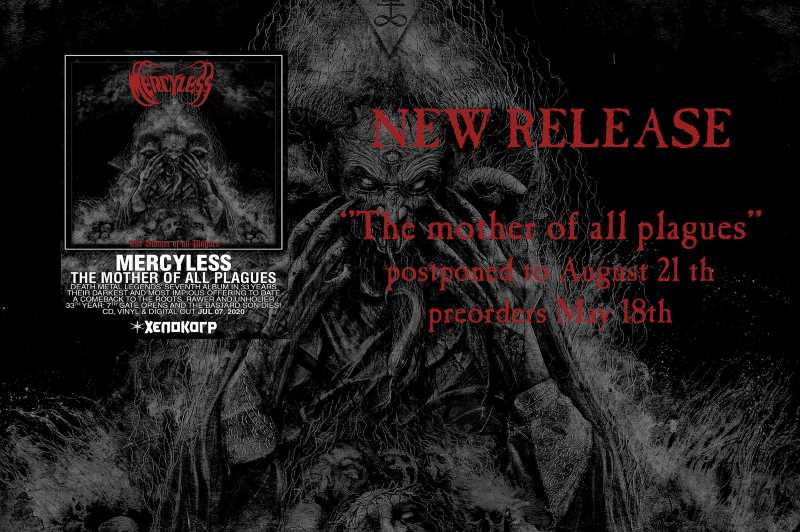 Mercyless publicará nuevo disco en agosto llamado «The Mother Of All Plagues»