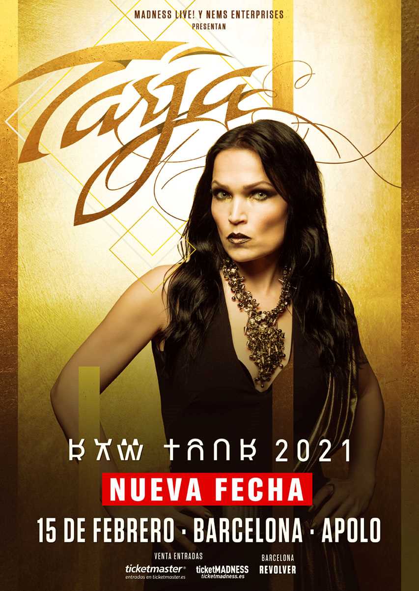 Cambia la fecha de Tarja en Barcelona al 15 de febrero