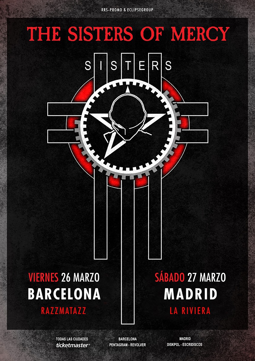The Sisters Of Mercy en Madrid y Barcelona The Sisters Of Mercy en Madrid y Barcelona
