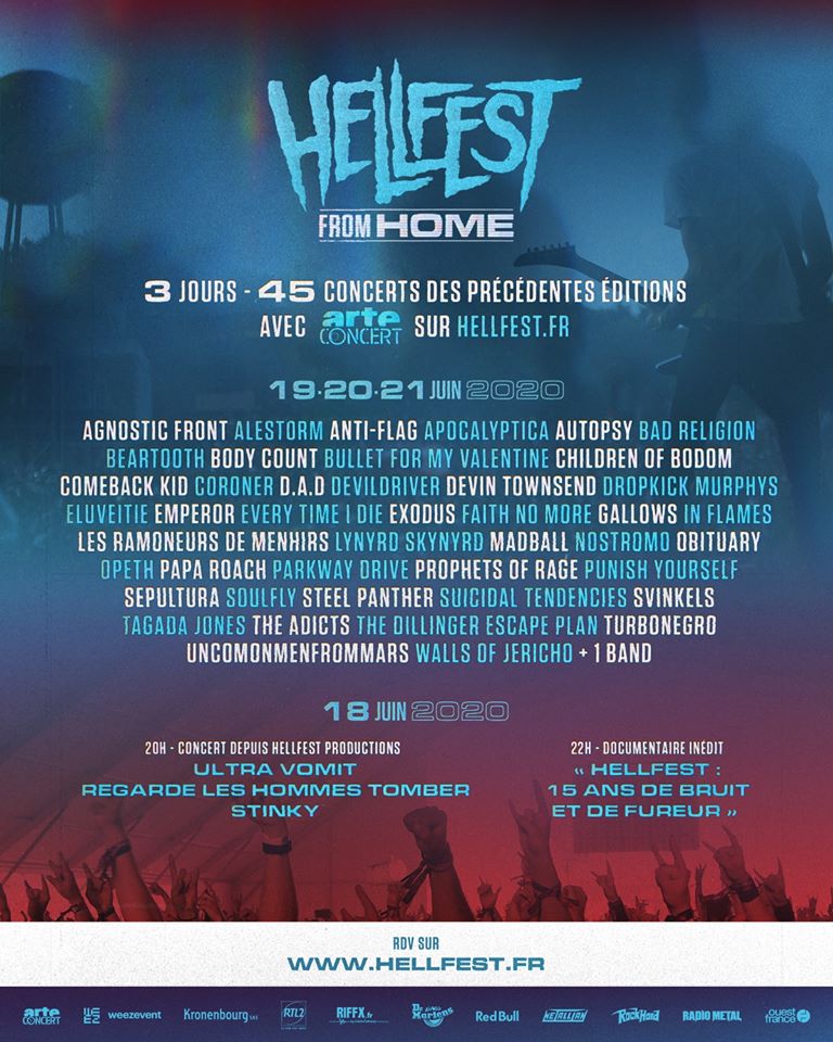 El Hellfest anuncia una versión on line del festival con su Hellfest From Home