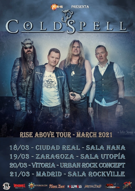 Coldspell presenta su “Rise About Tour” en marzo de 2021