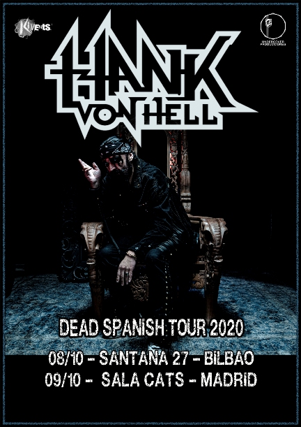 La Gira de Hank Von Hell cambia al mes de octubre de 2020