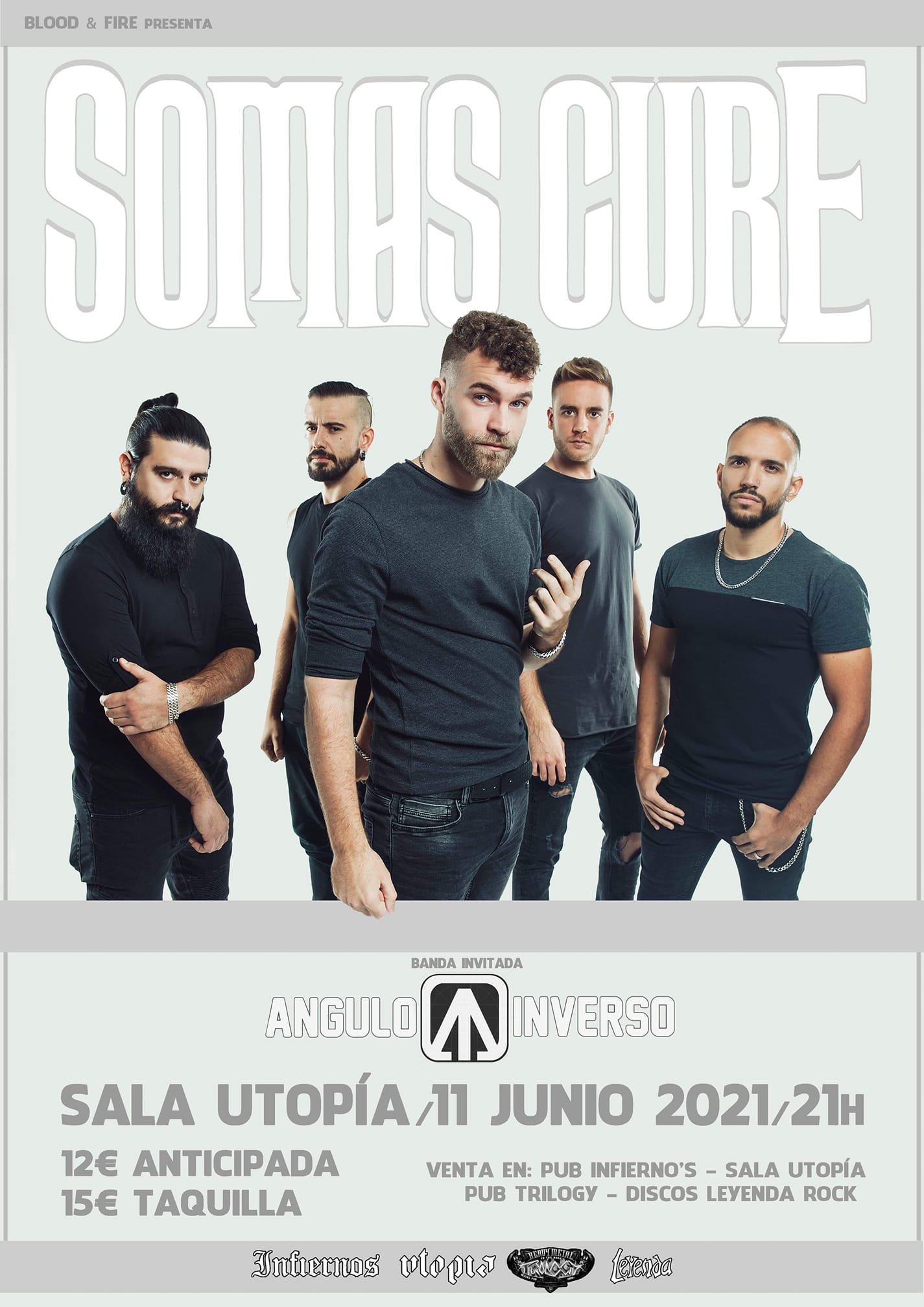 Anunciado el concierto de Somas Cure en Zaragoza el 11 de junio 2021