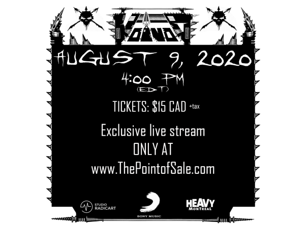 Voivod anuncia concierto en streaming el 9 de agosto 2020