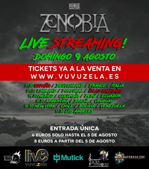 Zenobia Live Streaming 9 Ago Zenobia Live Streaming 9 Ago