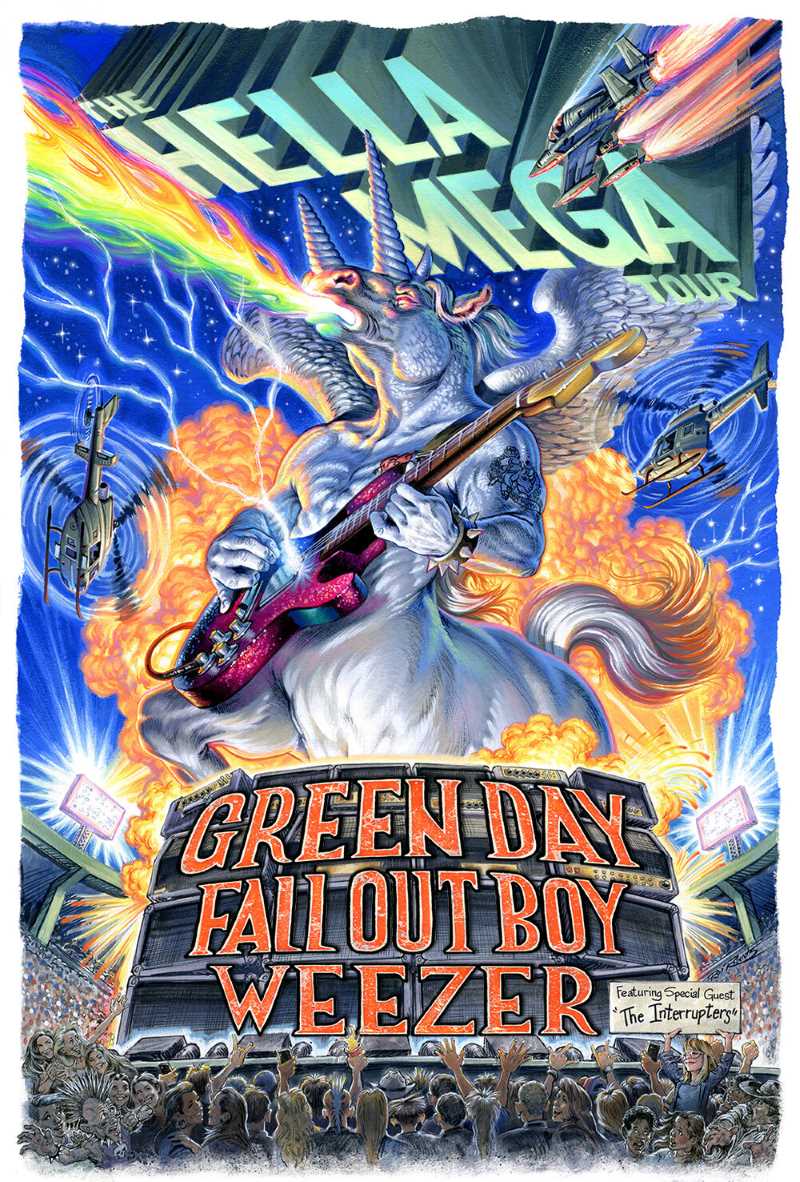 Fechas del Tour europeo de Green Day