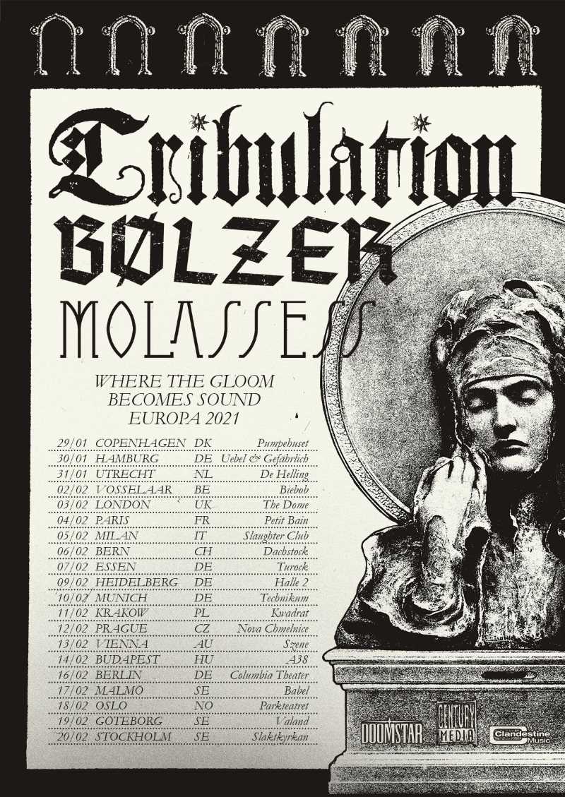 Tribulation 'Where the Gloom Becomes Sound Europa 2021"