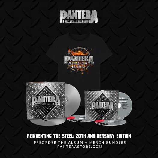 Edición 20 Aniversario de «Reinventing The Steel» de Pantera