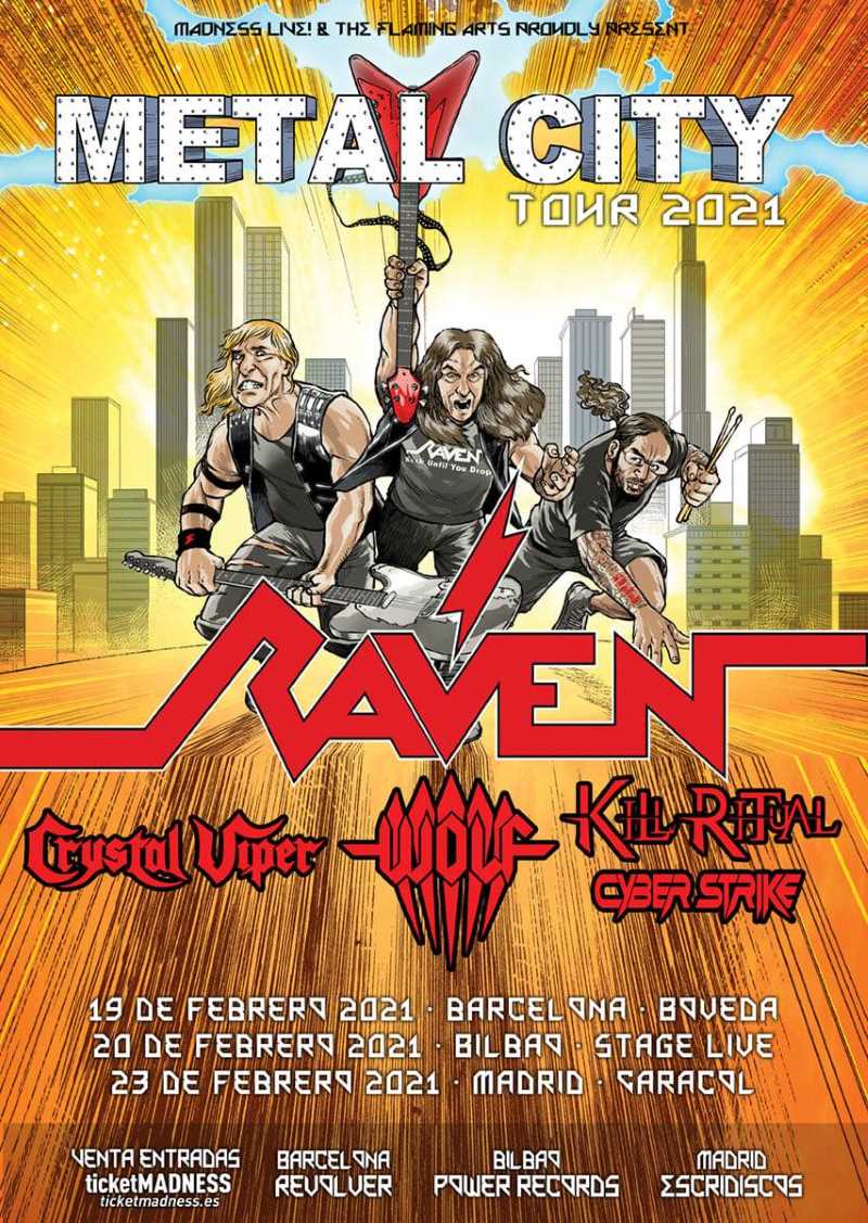 Gira de Raven en febrero de 2021