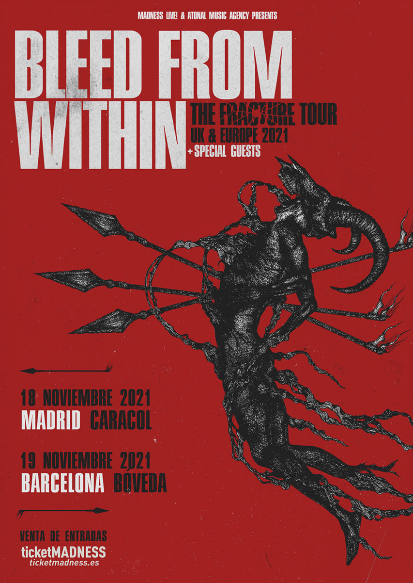 Fechas de la Gira de Bleed From Within
