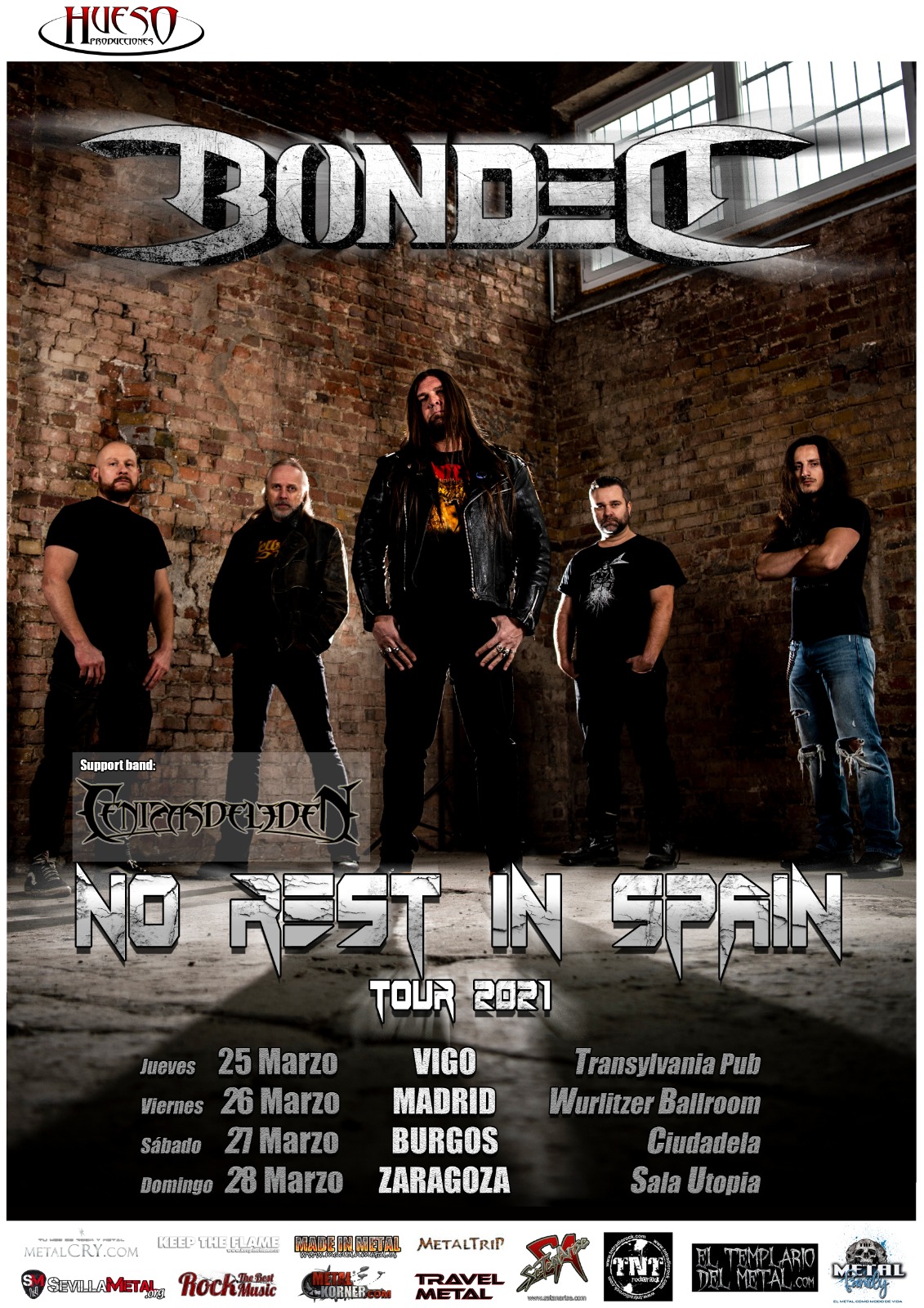 Cambio de fecha de la Gira de Bonded