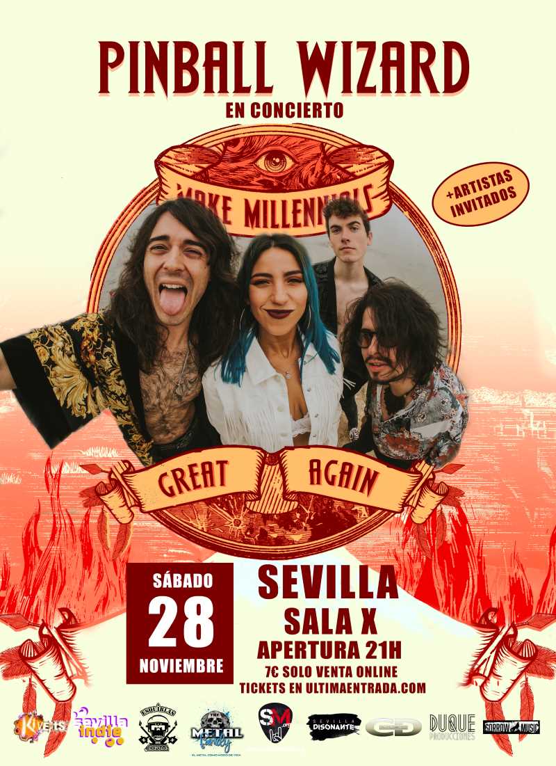 Pinball Wizard cambia la fecha de su concierto en Sevilla