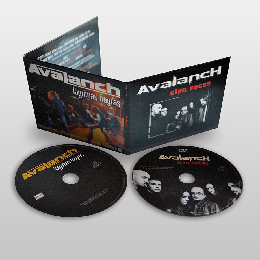 Avalanch publica un CD con sus dos directos «Cien Veces» / «Lágrimas Negras»