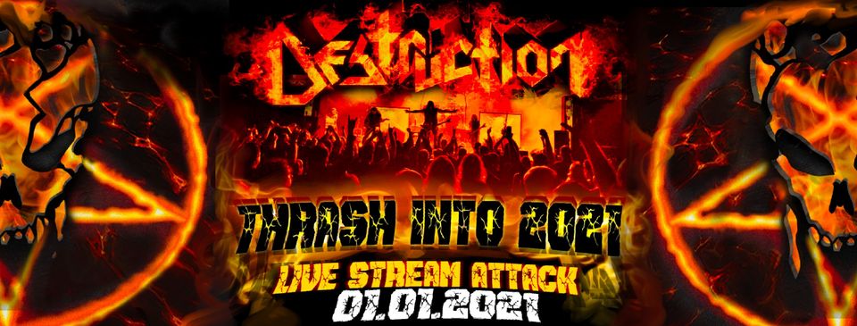 Destruction anuncia su «Trash Into 2021 Live Stream Attack» para el 1 de enero de 2021