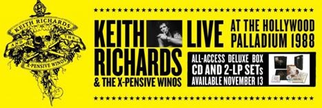 Keith Richards And The X-Pensive Winos publican dos singles anticipo a la salida de su nueva colección