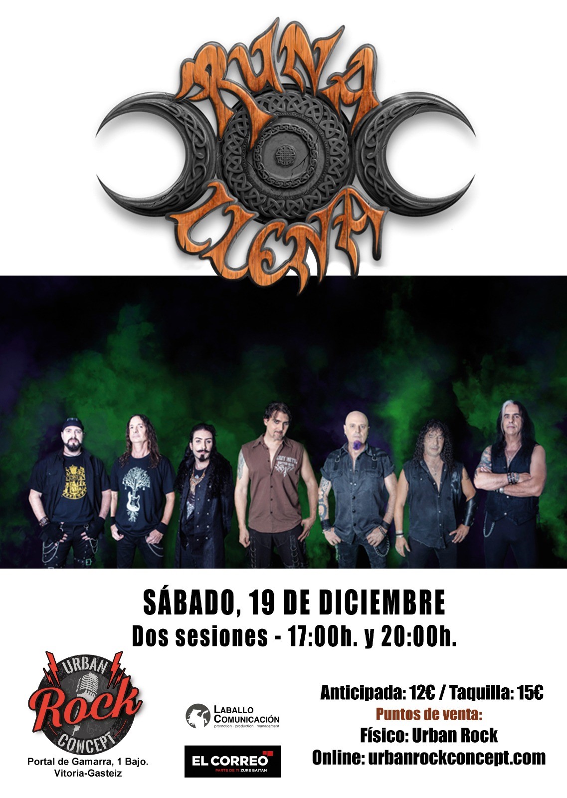 Runa Llena se estrenan en concierto el sábado 19 de diciembre en Vitoria