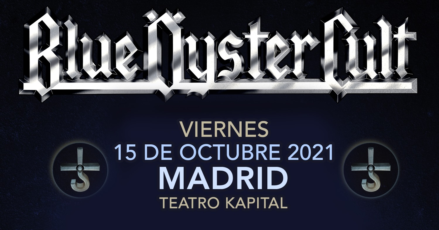 El concierto de Blue Oyster Cult en Madrid pasa al viernes 15 de octubre de 2021