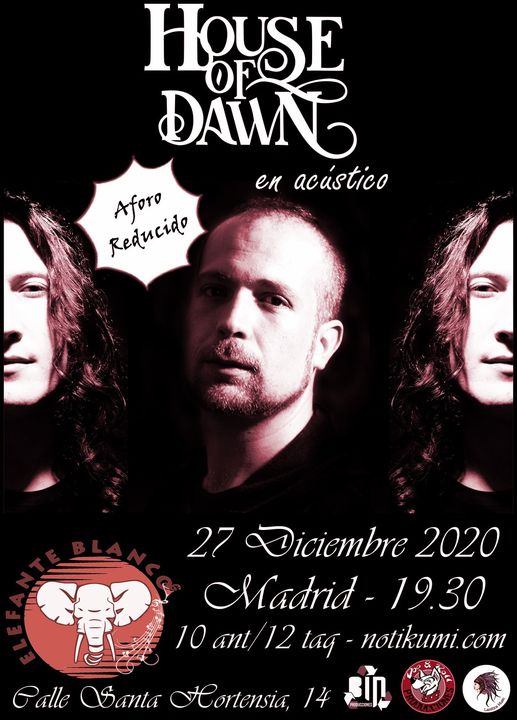 House Of Dawn anuncia concierto en Madrid el domingo 27 de diciembre