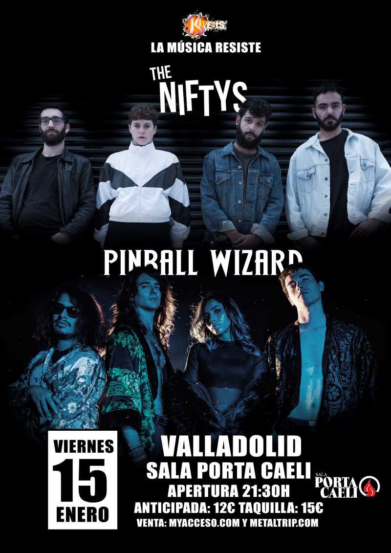 Pinball Wizard con The Niftys en Sala Porta Caeli de Valladolid