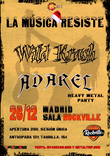 Mañana la Heavy Metal Party en Sala Rockville (Madrid)
