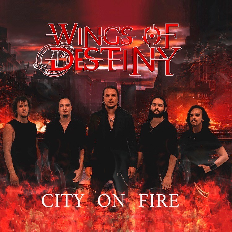 «City On Fire», single de los Wings Of Destiny