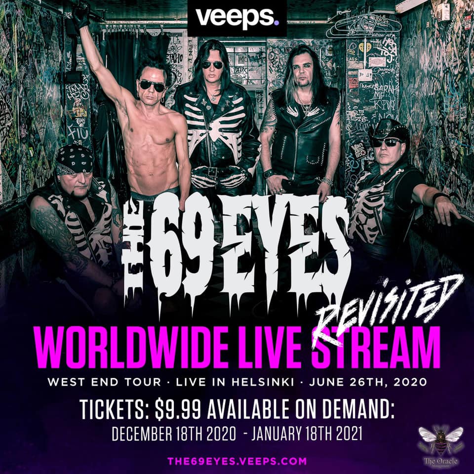Disponibile el “Worldwide Live Stream Revisited” de The 69 Eyes