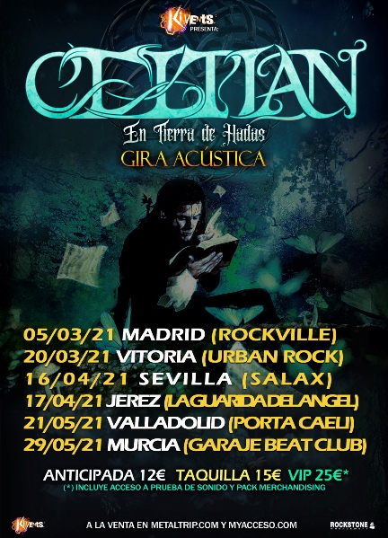 Noticias de la gira acústica de Celtian
