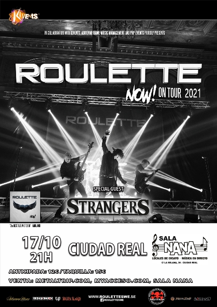 Concierto final de Gira de Roulette con Strangers en Ciudad Real