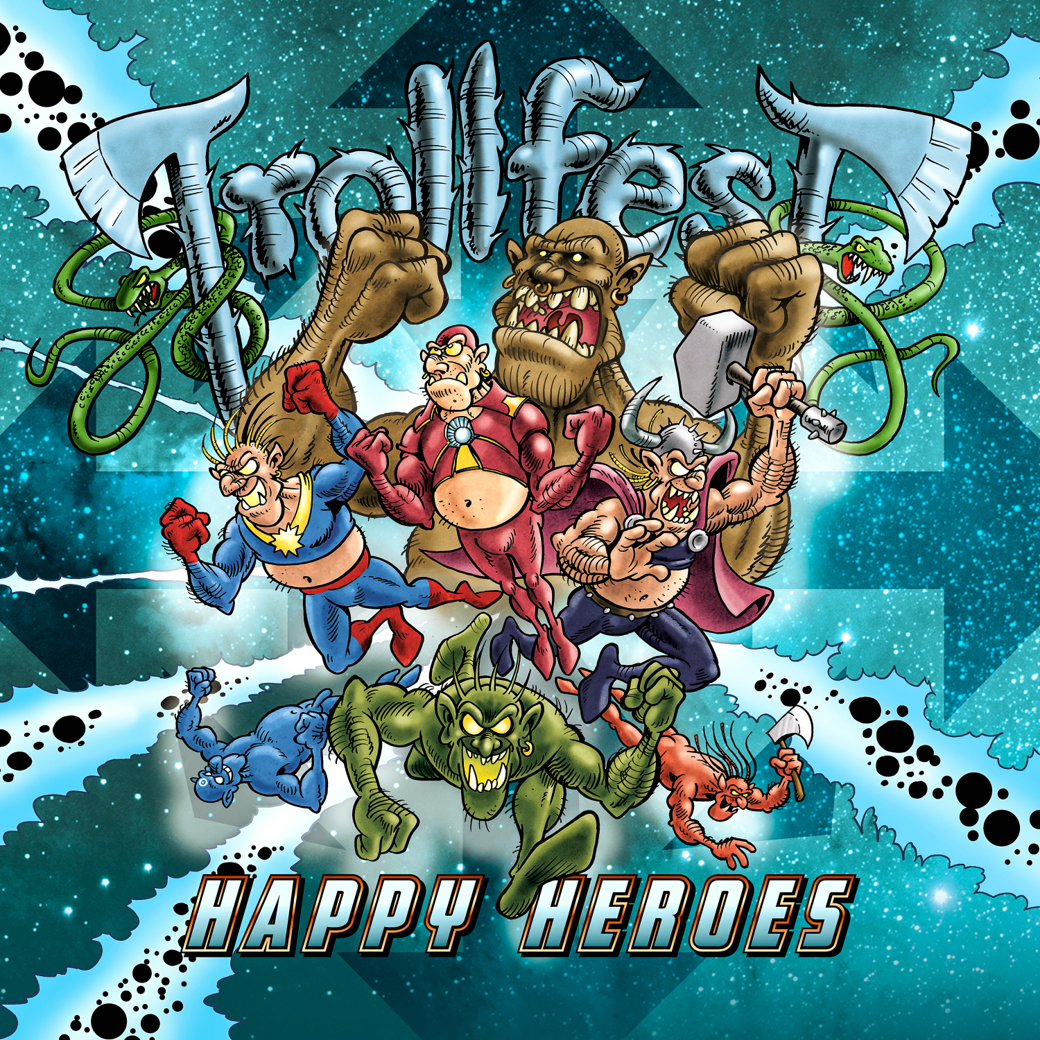 Trollfest nos presenta el video animado de su tema «Happy Heroes»
