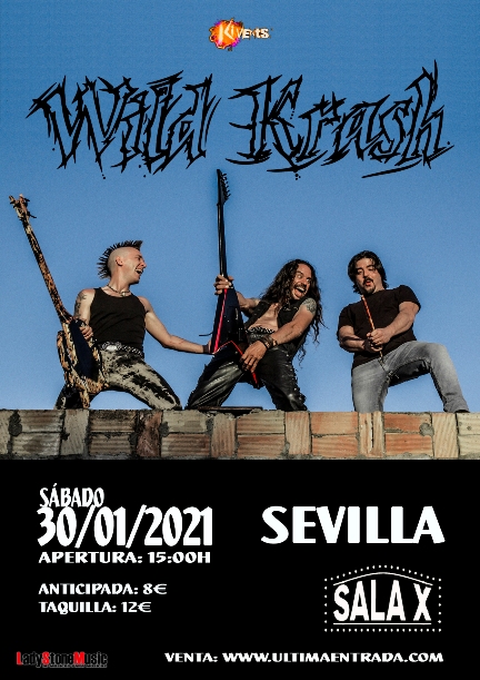 Presentación de Wild Krash en Sevilla el sábado 30 de enero