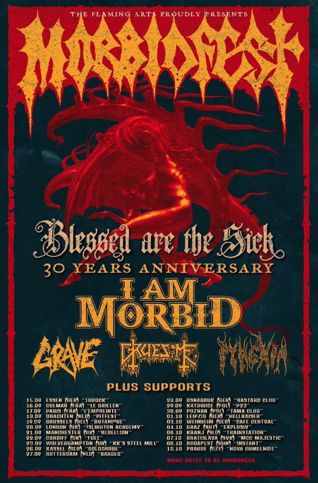 Fechas del tour europeo de I Am Morbid