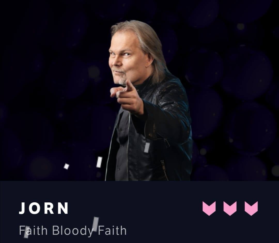 Video de la participación de Jorn en la final de acceso a Eurovisión por Noruega
