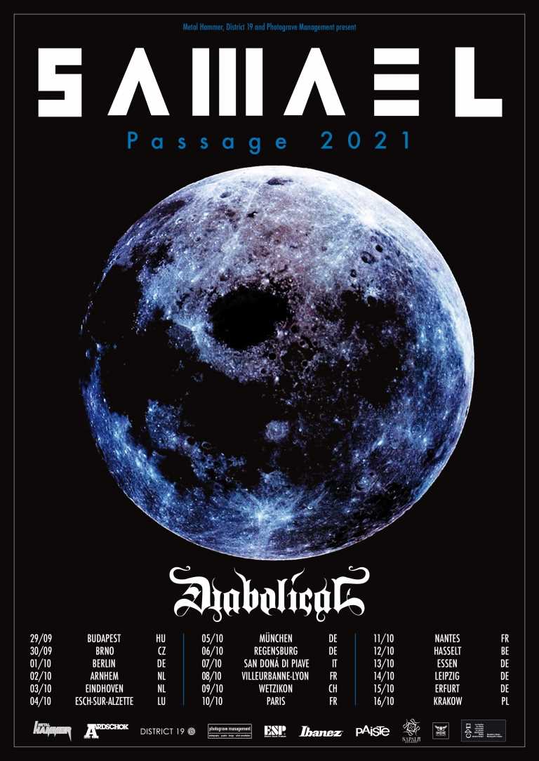 Tour europeo de Samael por el 25 aniversario de su álbum «Passage»