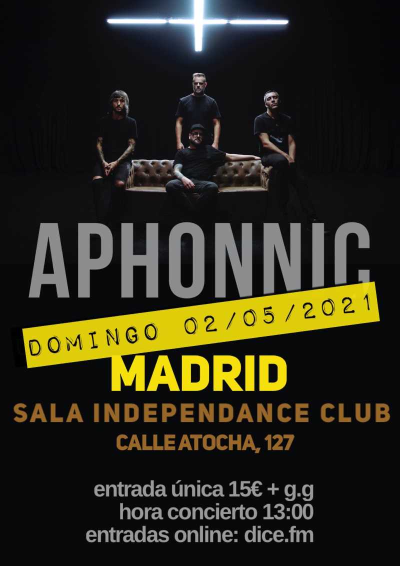 Concierto de Aphonnic en Madrid el 2 de mayo
