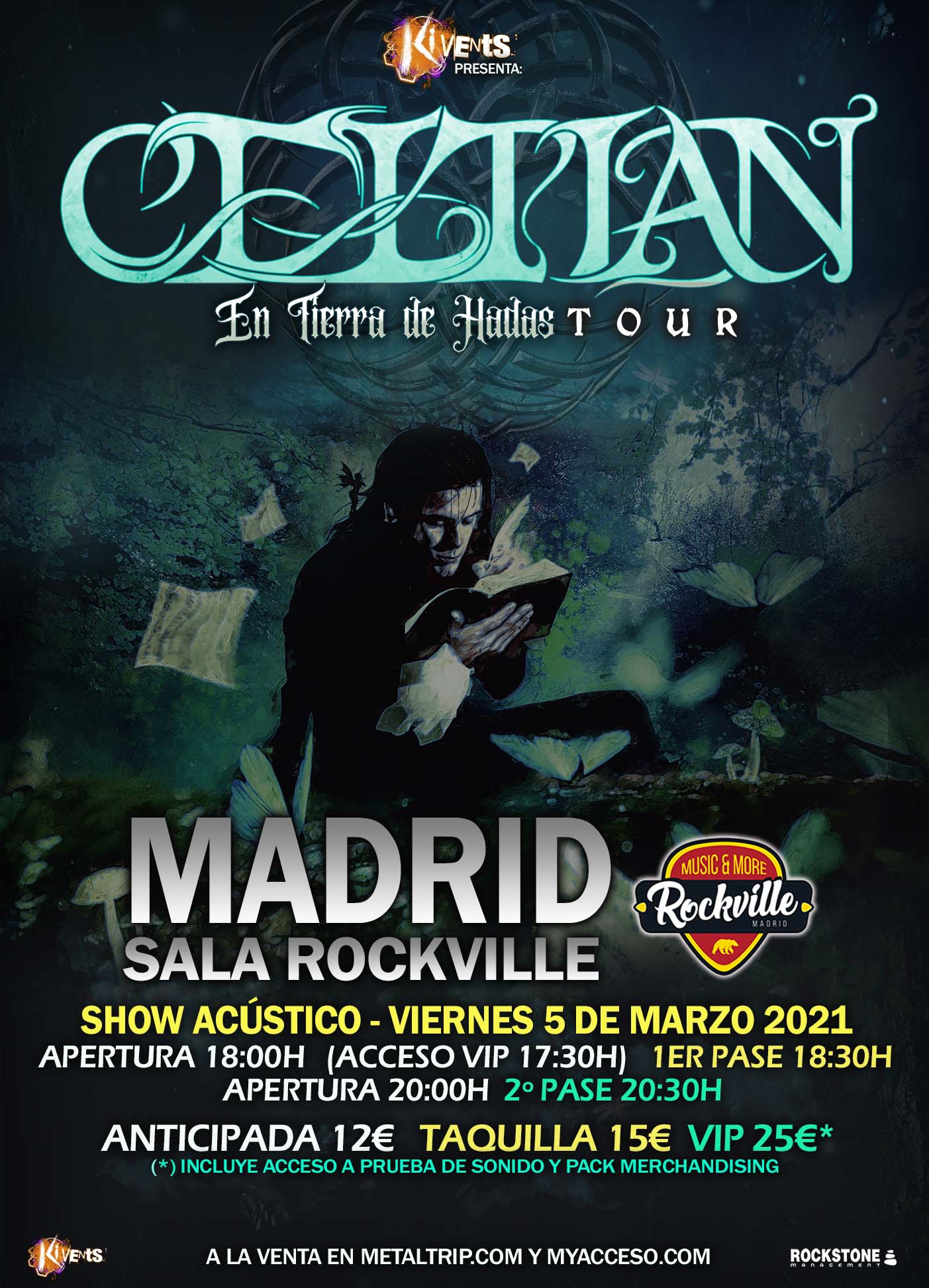 Concierto de Celtian este próximo viernes en Madrid