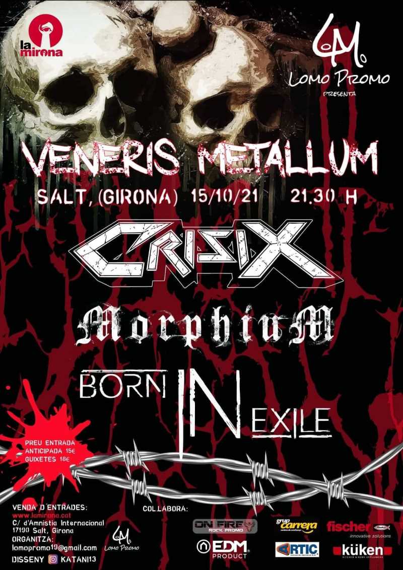 Crisix en Salt (Girona) el viernes 15 de octubre