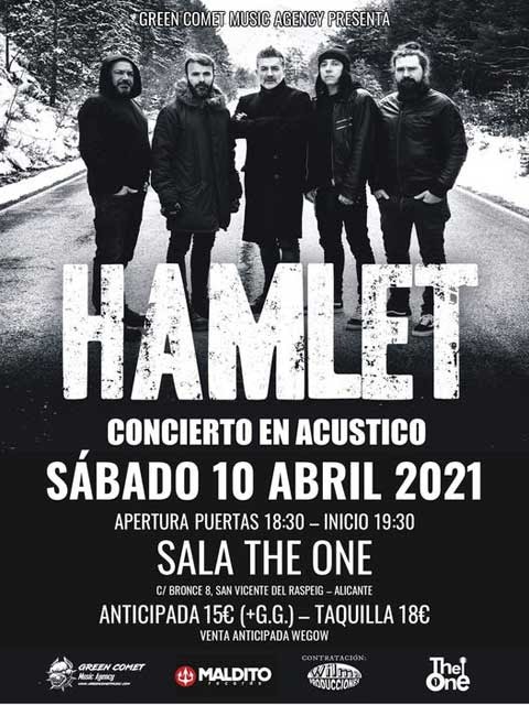 Concierto acústico de Hamlet en Alicante