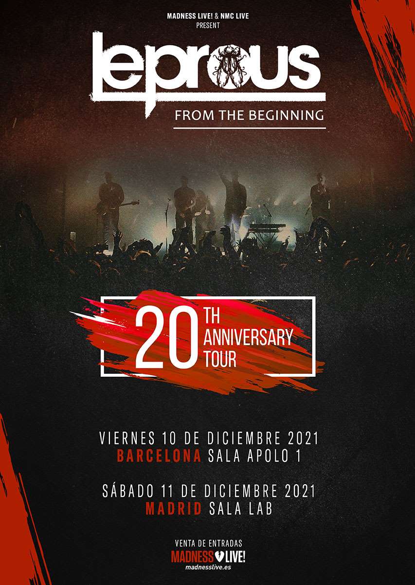 Fechas españolas del Tour de 20 aniversario de Leprous