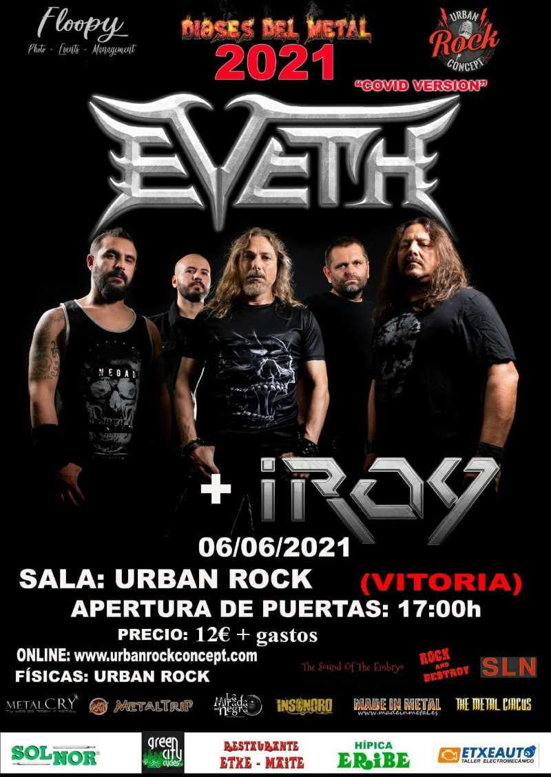 Eveth e Iroy en el Dioses del Metal 2021, versión Covid