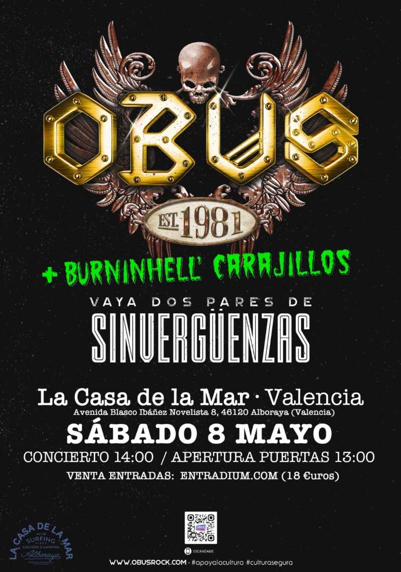 Próximos conciertos de Obus