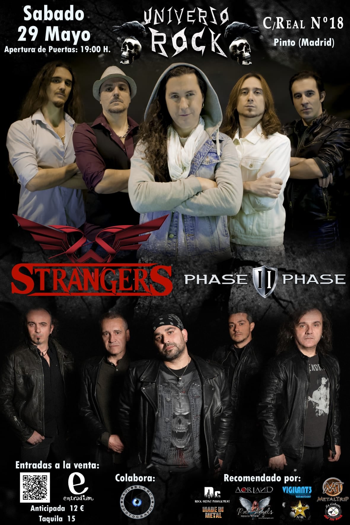 Strangers y Phase II Phase en concierto en Pinto (Madrid)