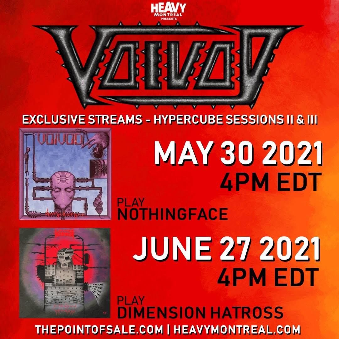 Voivod anuncia dos shows en streaming