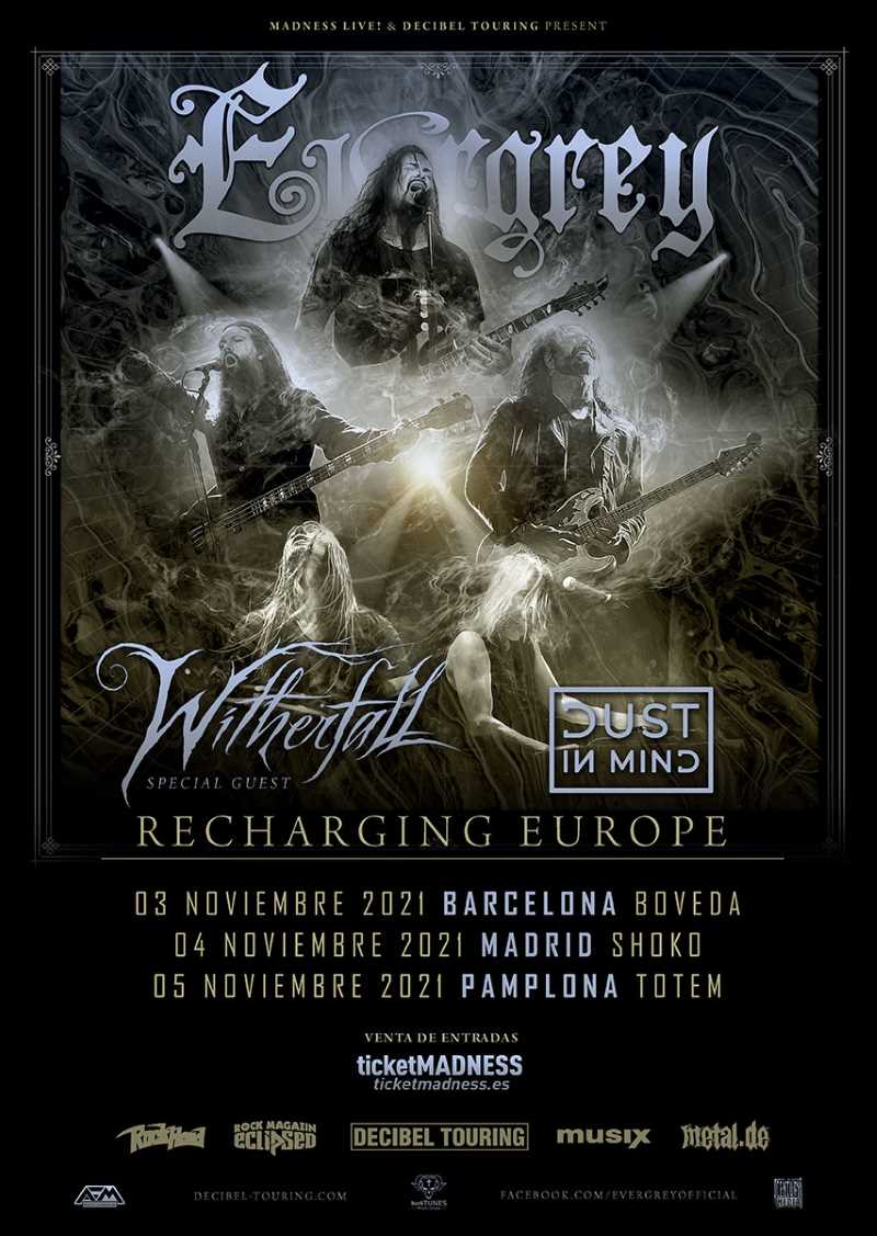 Evergrey, tour en noviembre de 2021