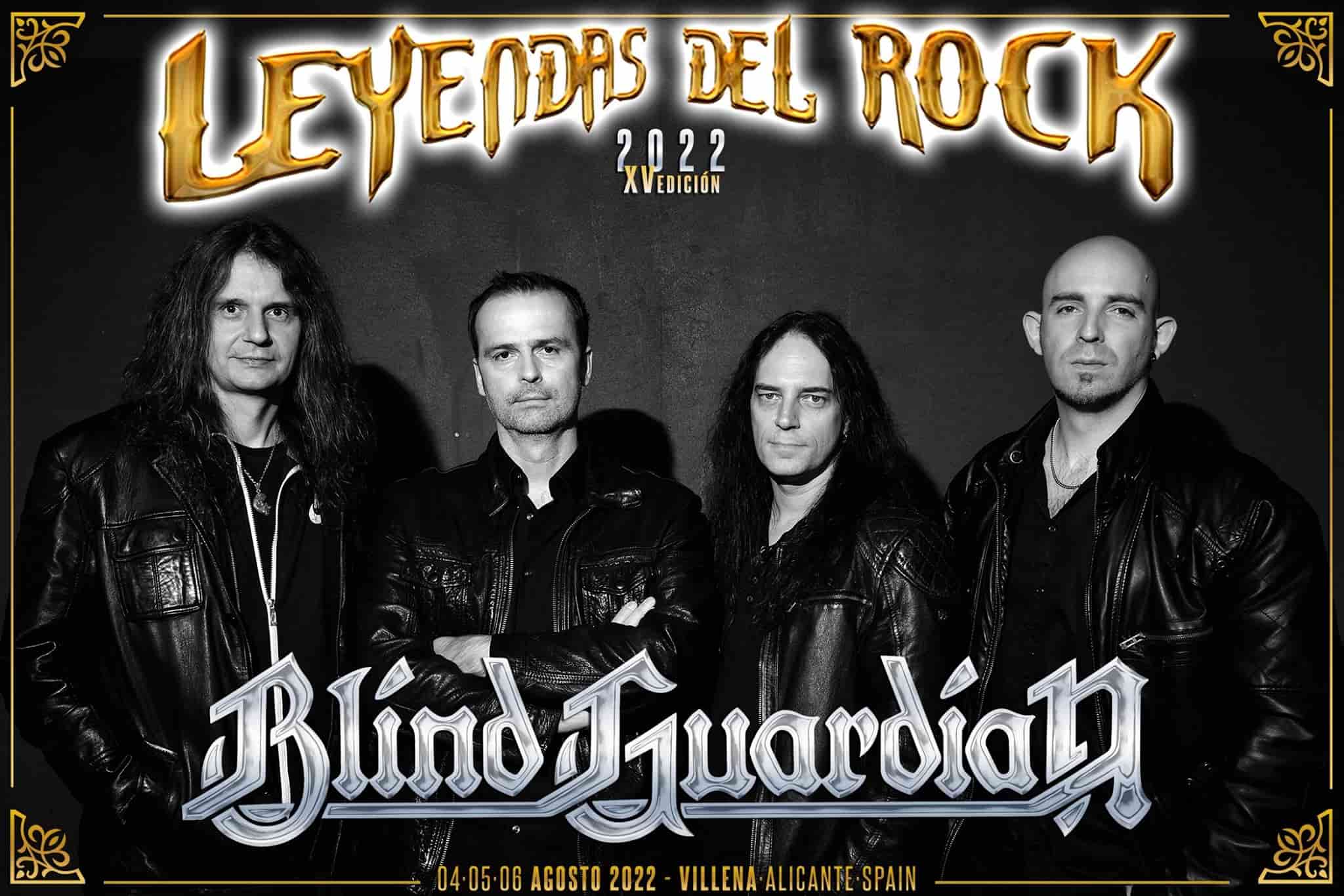Blind Guardian confirmados en el Leyendas del Rock 2022