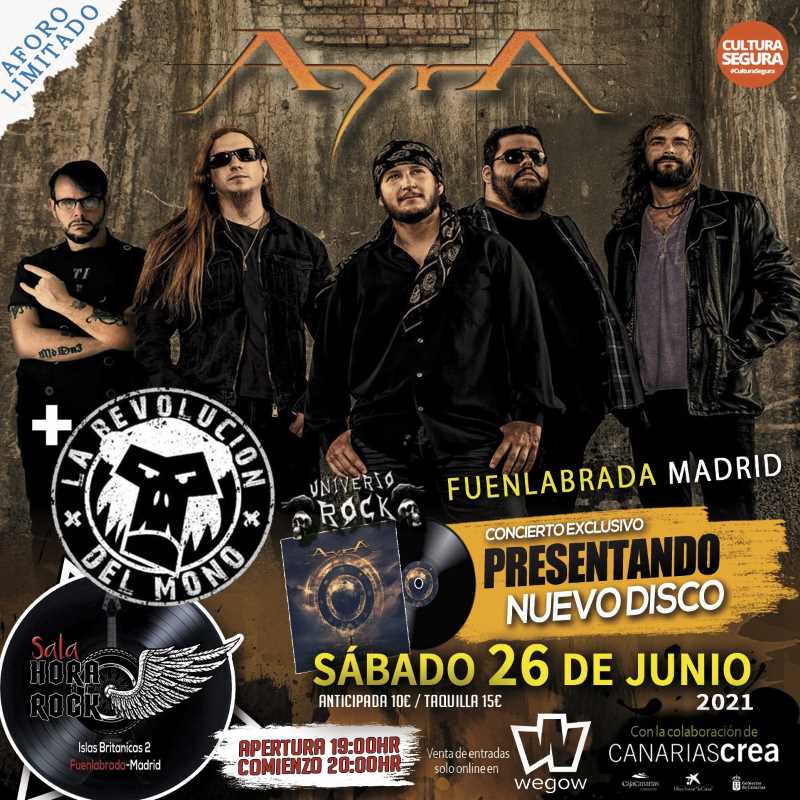 Presentación de Ayra en Madrid el sábado 26 de junio