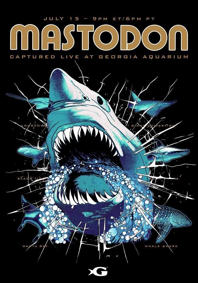 Concierto de Mastodon llamado «Live From Georgia Aquarium» el 15 de julio
