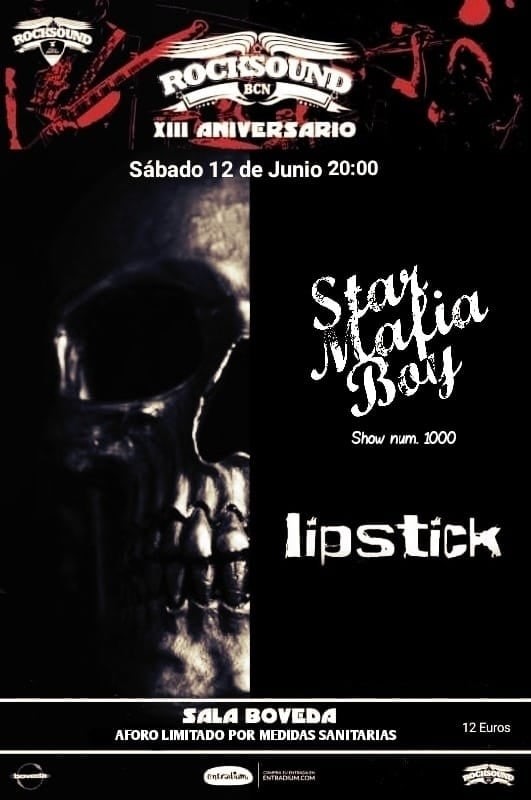 Star Mafia Boy en Barcelona hoy en el XIII Aniversario de la Sala Rocksound