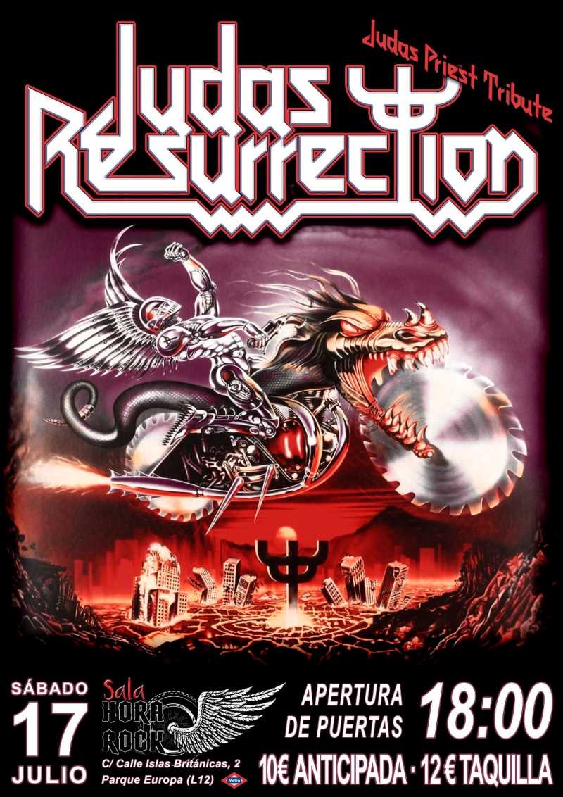Concierto de Judas Resurrection en Fuenlabrada (Madrid)