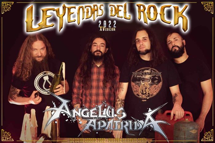 Angelus Apatrida confirmados en el Leyendas del Rock 2022